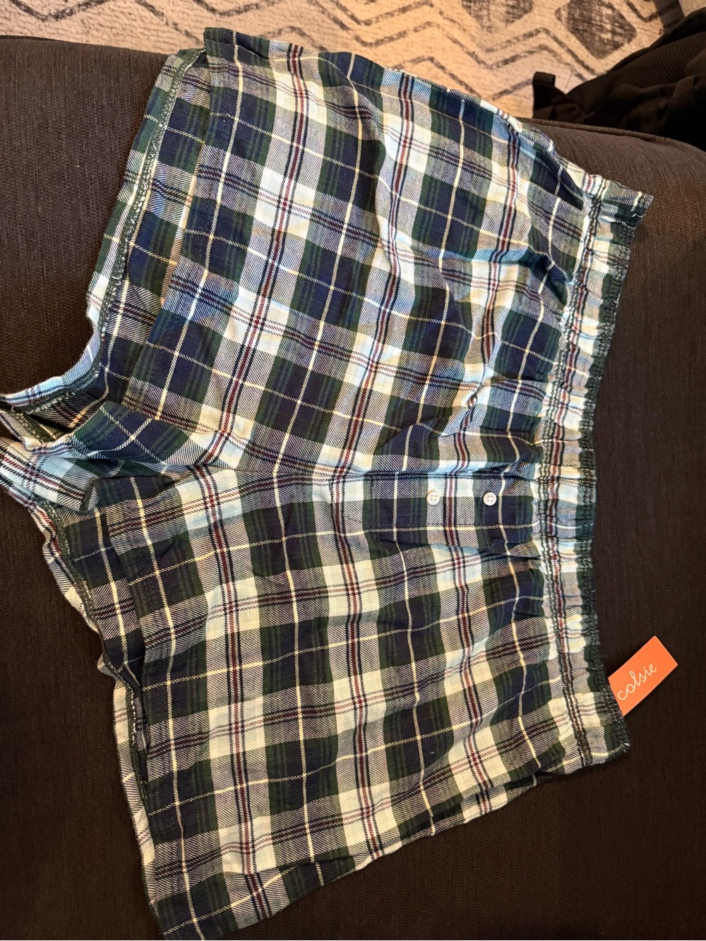 Colsie Plaid Pajama Shorts - NWT